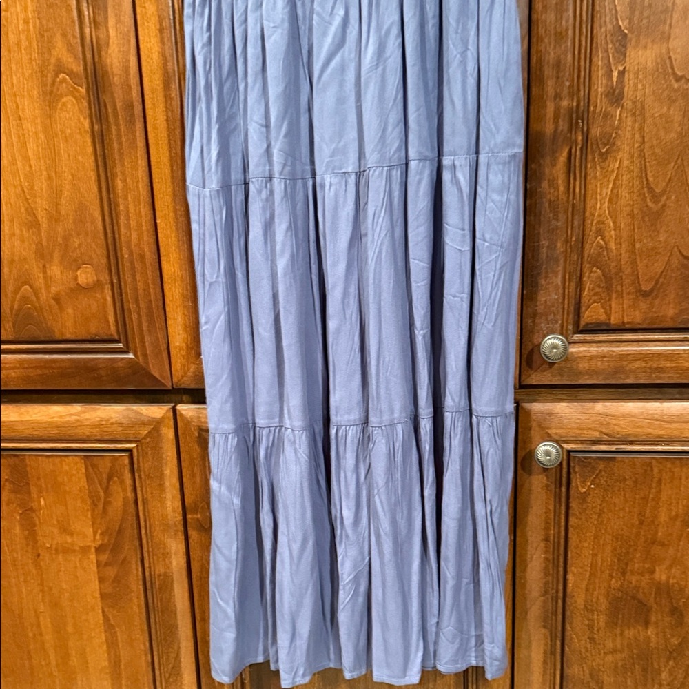 Elegant Blue Maxi Dress - Picture 3 of 5
